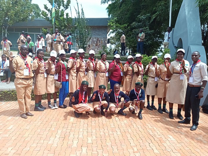 Uasin Gishu County team in Kigali Rwanda during the East African Educational Camp held in Byimana